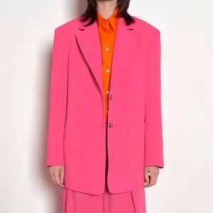Zara hot pink blazer